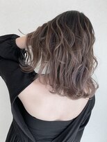 リード バイ ラグーン(LEAD by LAGOON)&nbsp;バレイヤージュグレージュハイライトダブルカラーケアブリーチ