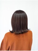 外ハネボブ×ナチュラルピンクベージュ