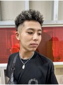 YS STILE.束感ショート.波巻き.ハイライト.マッシュパーマ129