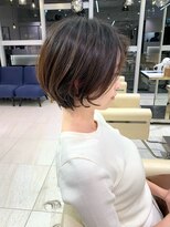 アンド ストーリーズ(&STORIES)&nbsp;ショートボブ髪型30代40代50代前髪あり前髪なし面長丸顔【荒牧】