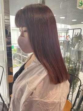 ヘアーアンドメイク ビス(HAIR&MAKE bis) ブリーチなしでできる！暖色カラー【立川/加藤沙久楽】
