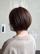 ヘアーメイク アチャ(hair make accha) 黒髪/グレーベージュ/レイヤーロング/前髪パーマ/伸ばしかけ