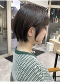まとまる丸みショートボブ【村山武史】