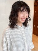 ミディアムパーマ