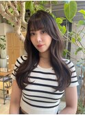 韓国風重ためレイヤー  ニュアンスくびれ巻き20代30代40代◎
