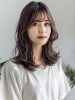 アルトリスト(Altruist Aging×HAIR&SPA)&nbsp;★ダークアッシュ大人ガーリーボブ着物ミディアムレイヤーカット