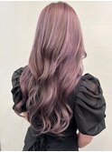 ピンクパープルハイライト【7LOOKS mocha鶴田】