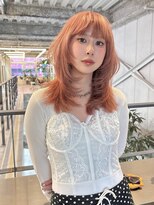 フェブ(fev)&nbsp;【fev_uran】baby pink ×shaggy layer