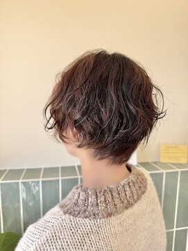 セルン(cerne) ショート×パーマ