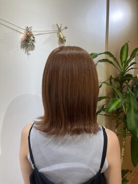 ソトエアンドマーブ 久喜店(SOTOE&marbb) ブリーチなしオレンジブラウン