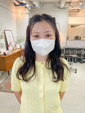 ヘアー アイス カンナ(HAIR ICI Canna) シースルーバングのツインヘア【ノグチ】