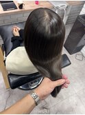 艶髪透明感ナチュラルベージュ髪質改善トリートメント