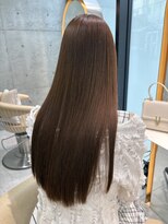 ロンドメリア 天神大名店(Lond Melia) イメチェンヘアスタイル美髪のススメワイドバングブルーブラック