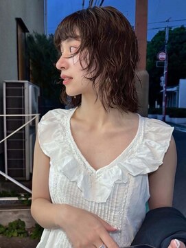 ナヌーク シブヤ(nanuk shibuya) nanukパーマ・くせ毛風パーマ・透け感カラー