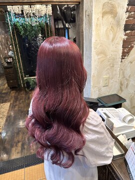 ヘアー クリエイト カルバリ(HAIR CREATE Calbari) 艶感ワインレッド