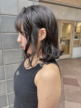 トマト(TOMTO) 【RYOHEI】コテ巻き風パーマ_韓国_ボブパーマ