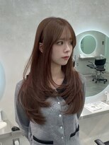 ジーニー 千葉(GENiE)&nbsp;クラゲヘアー/小顔に見せるヘア/ココアベージュ/千葉駅