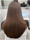 ロングヘアー縮毛矯正髪質改善 赤坂見附