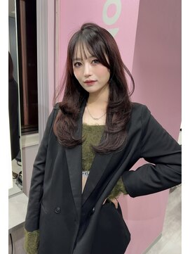 リノ(RLINO) レイヤーカット/ワインレッド