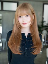 エインアンリー 明治神宮前(AIN.ANLY.)&nbsp;☆ミディアムレイヤーカットダークアッシュ大人ガーリー韓国ヘア