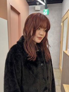 アマーク(a mark) 【松本 華】ダブルカラーでつくるPinkbrown