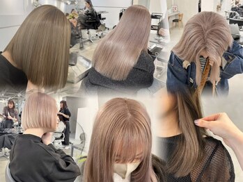 フォト 新宿(foto)の写真/自由自在に楽しめるダブルカラー。推し色を忍ばせるインナーも大人気!毎日が楽しくなるデザインカラーへ。