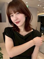 ジーナ 月島(Zina)&nbsp;暗めカラーボルドーミディ＊【Zina月島】