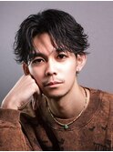 men'shair/波巻きツイストスパイラル/ニュアンスパーマ