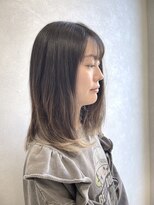 ミュール(miyuru)&nbsp;【miyuru】毛先ブリーチグラデーションカラー