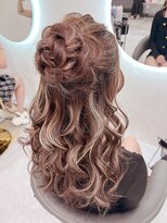 クラン 梅田店(Clan)&nbsp;お団子ハーフアップ