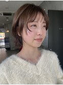 顔まわりレイヤー/ナチュラルブラウン