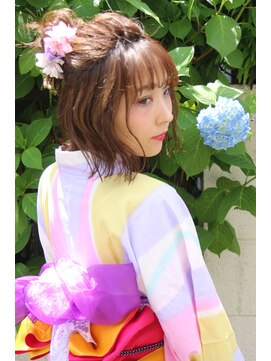 ヴァンクシー バイ ルナ(VANKCY by Luna) 【ネオリーブ 向ヶ丘遊園】浴衣にも、メッシーバンアレンジ！