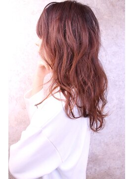 キャアリー(Caary) 福山市 ヘアカラー人気 ボルドー ピンクベージュカラーCaary