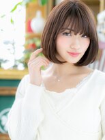 カバーヘア ブリス 上尾西口店(COVER HAIR bliss)&nbsp;*bliss上尾*輪郭カバーで小顔見せ！黒髪・透明感・大人ボブa!