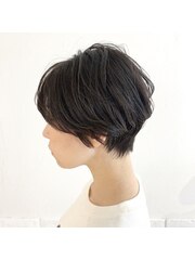 30代40代50代  ハンサムショート　リリィヘアデザイン