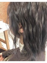 ハグ(Hug)&nbsp;[Hug][鹿沼]波ウェーブ＊ロブ＊グレージュ