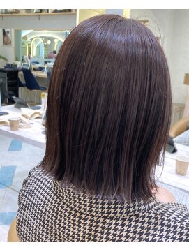 ロンドプランタン 恵比寿(Lond Printemps) 【lond printemps水野】大人かわいい切りっぱなしストレートボブ