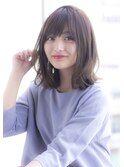 【寺尾拓巳】大人かわいいエギョモリグレーベージュくびれミディ