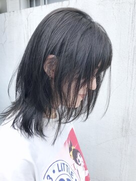 オレンジドロップ 長岡駅店(orange drop) ラフなウルフミディ/ヘルシーレイヤー/フェミニン/抜け感カット