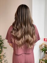 メリー オオサカ(Merly Osaka)&nbsp;メリハリはっきりcontrast balayages_ブラウンベージュ_