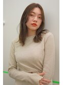 透け感フェイスレイヤーヌーディこなれ無造作ヘア20代30代40代