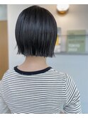 外ハネミニボブ/透明感カラー【AND CHILL渋谷】