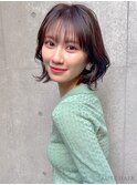 20代・30代_ワイドバングボブ