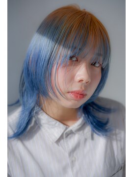 ヘアメイク エイト キリシマ(hair make No.8 kirishima) ルーツカラー×ウルフレイヤー・ @no8_doc_shinichi