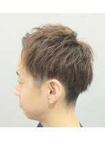 夜髪&nbsp;卵形直毛 ツーブロックをあしらったツイストスパイラルの残り香