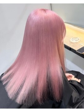 ベレーザ 渋谷(BELEZA) 5177ニュアンスカラーホワイトピンクオンブレミルクティーピンク