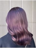 |ラベンダーピンクで愛されヘア|