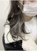 ホワイトベージュのイヤリングカラー*
