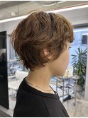 ブリーチショートパーマ