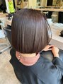 モッズ ヘア 目黒店(mod’s hair)&nbsp;ボブスタイルは、すっきりまとまり艶感が◎